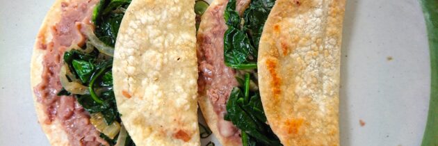 Lenten Food  – Tacos de Frijol